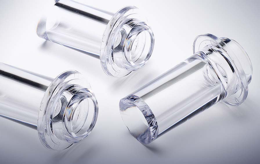 Clear plastics injection molding